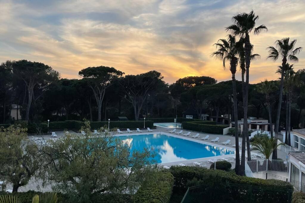 Bel Appartement Vue Sur Piscine 1 Chambre Fermee Et 1 Espace Cabine Saint-Raphael (Var) Exterior photo